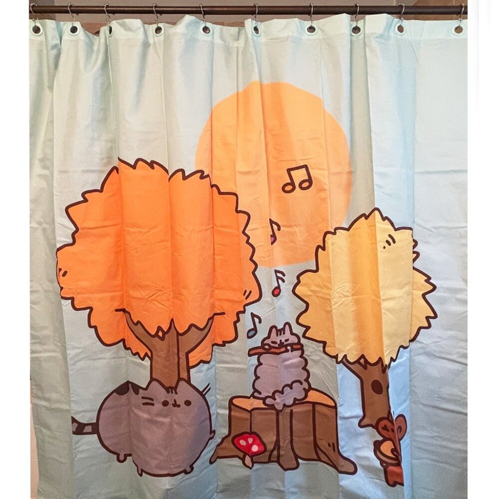 2017 Pusheen Box Exclusive Shower Curtain